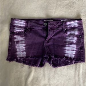 Bullhead denim frayed short short